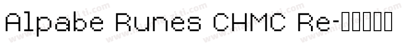 Alpabe Runes CHMC Re字体转换